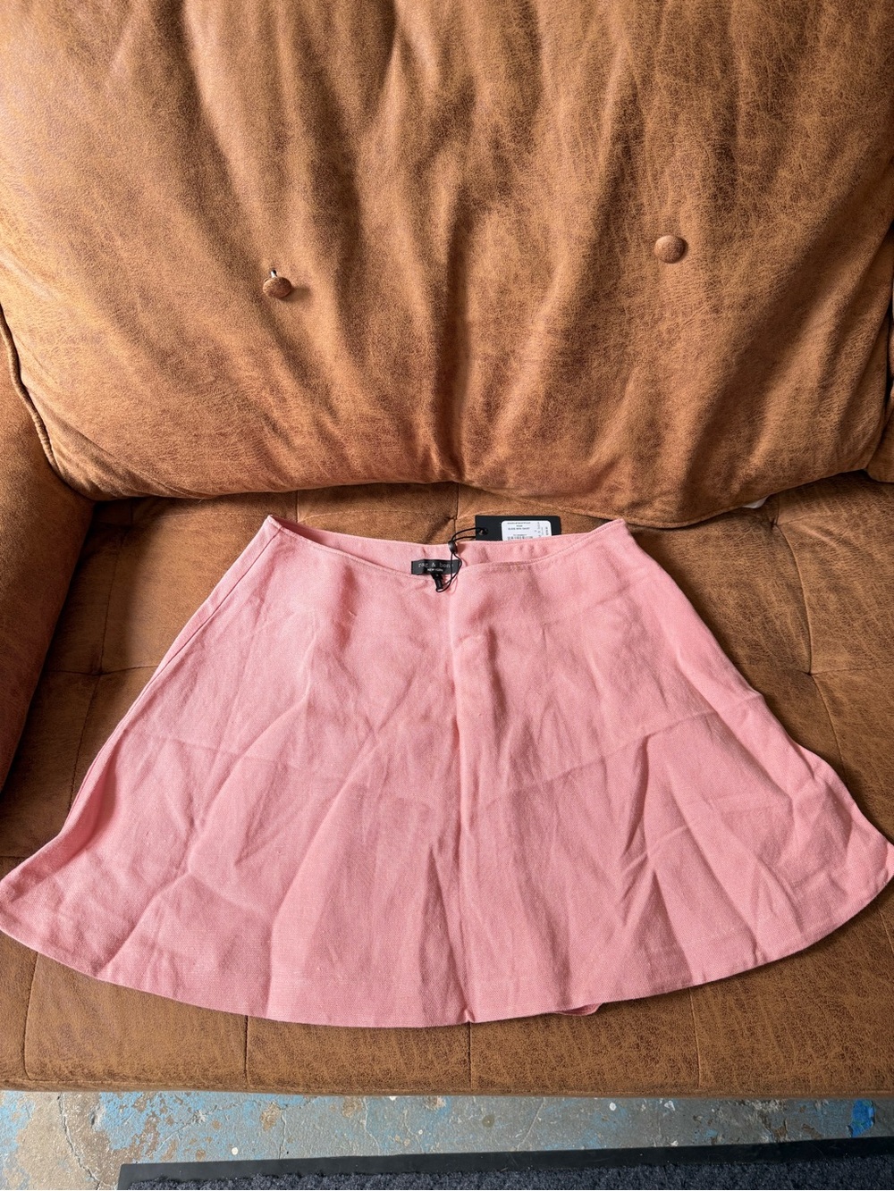 NWT rag & bone Pink A-Line Skirt